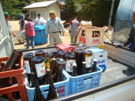 奉仕作業のようす