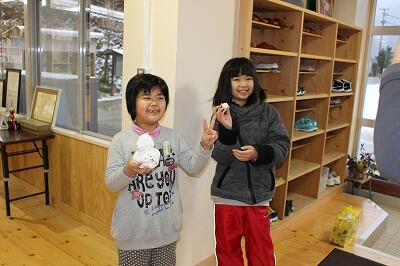 つめたーい！でも、うれしー！