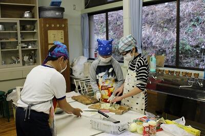 いつも家でやってるから～。