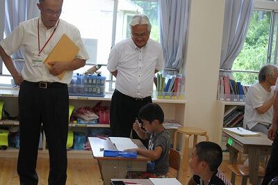 よーがんばっちょるねー