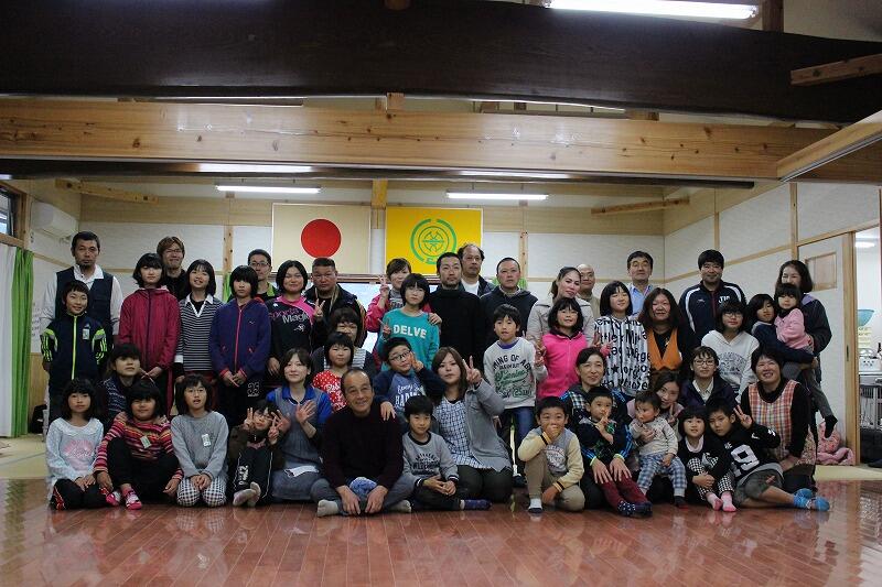 記念撮影、はい、バター！