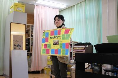 調理をしてくださる方々への寄せ書きを渡しました。