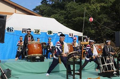 大いちょう太鼓ジュニアも頑張ってます