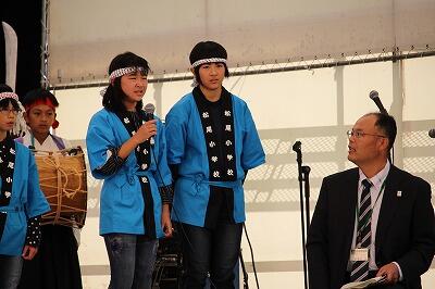 感想をインタビュー