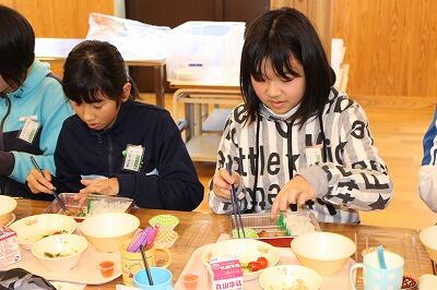 いつもやってるから、らくちん