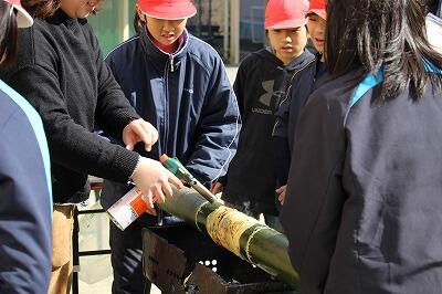 くるくる回して・・・