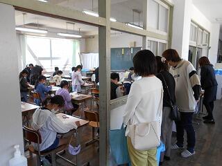 参観日のようす