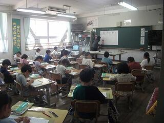 参観日のようす