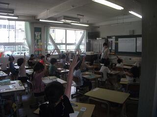 参観日のようす