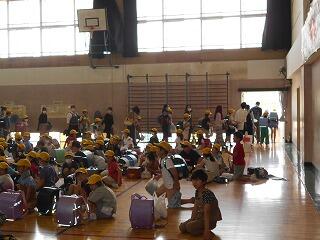 引渡訓練のようす