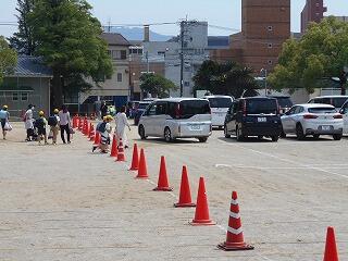 引渡訓練のようす