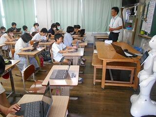 プログラミング学習のようす