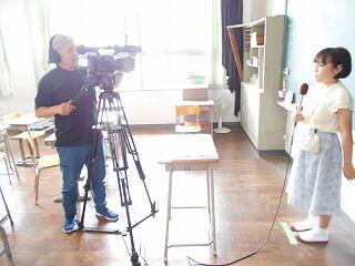 ６年生の撮影のようす