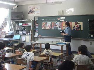 非行防止教室のようす（１年）