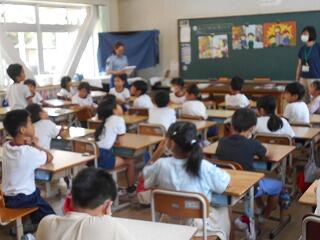 非行防止教室のようす（２年）