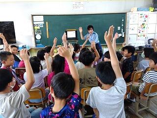 非行防止教室のようす（３年）