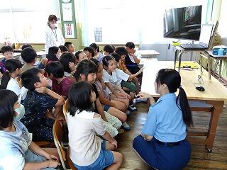 非行防止教室のようす（３年）