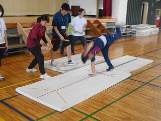 体育実技講習のようす