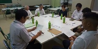 第２回学校運営協議会のようす