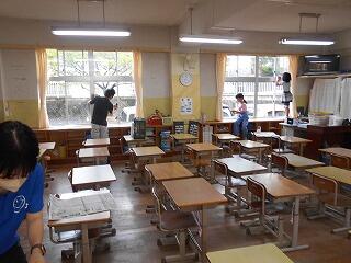 ピカピカ大作戦のようす