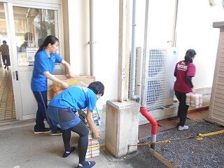 ピカピカ大作戦のようす