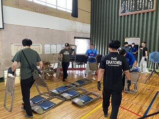 ピカピカ大作戦のようす