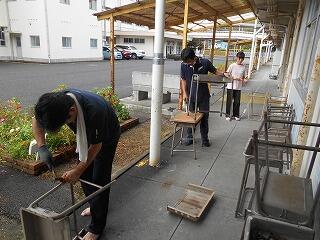 ピカピカ大作戦のようす