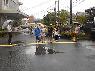 ９月１日朝のようす