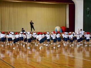 １年生の練習のようす