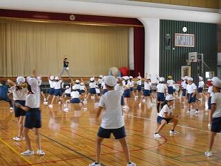 ３年生の練習のようす