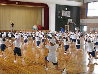 ３年生の練習のようす