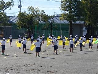 ５年生の練習のようす