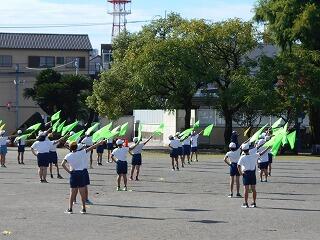 ５年生の練習のようす