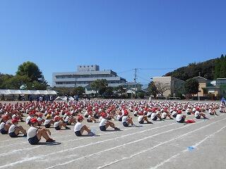 全体練習のようす