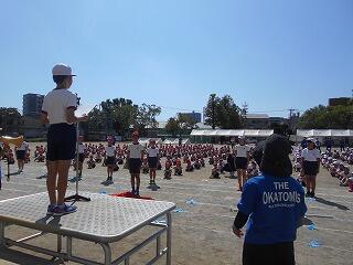 全体練習のようす