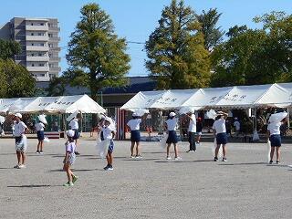 昼休みの練習のようす