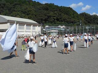 昼休みの練習のようす