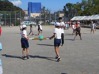 昼休みの練習のようす