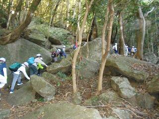 むかばき登山のようす
