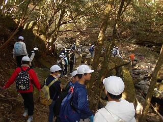 むかばき登山のようす