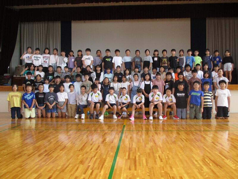 しろやま支援学校にて