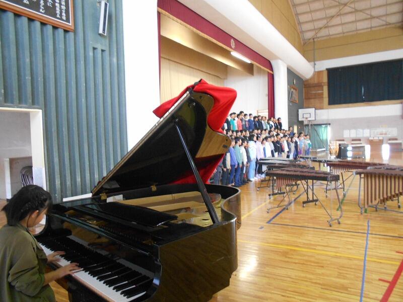 音楽発表のようす