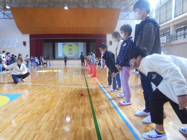 ボッチャのようす