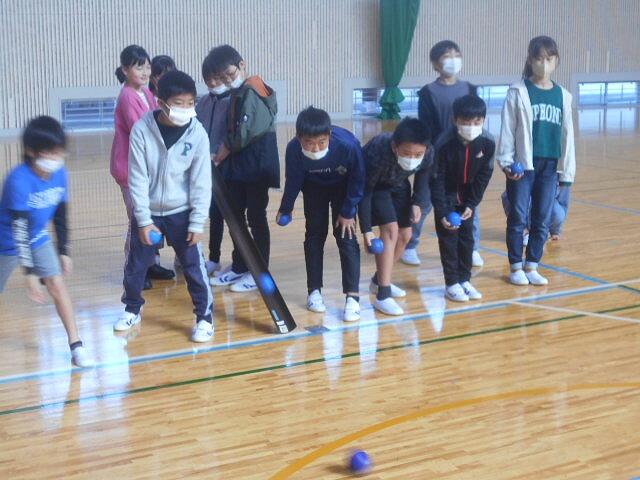 ボッチャのようす