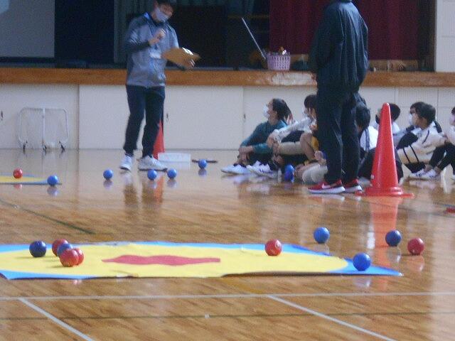 ボッチャのようす