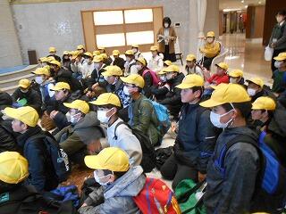 ホテル着のようす