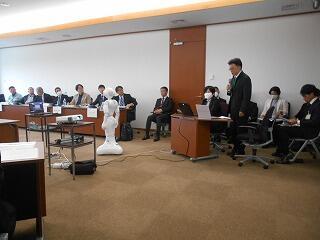 ペッパープレゼンのようす