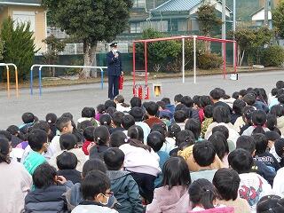 避難訓練のようす