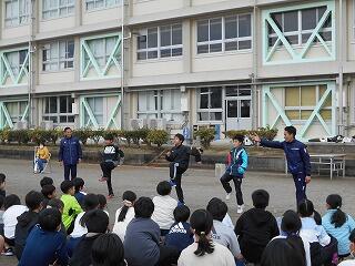 市田選手ご兄弟による講義のようす