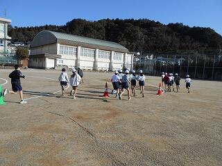 串団子走のようす